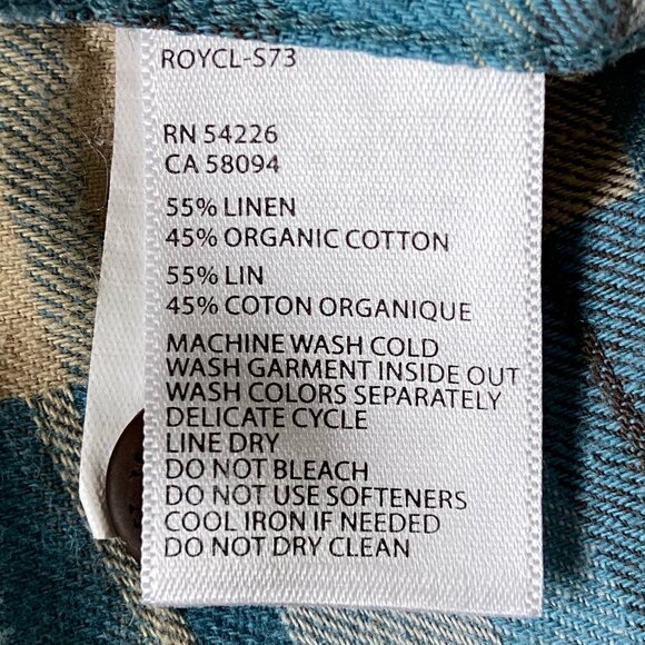 Men's XXL Royal Robbins Plaid Short-Sleeve Button Down Collared Shirt - Picture 6 of 6